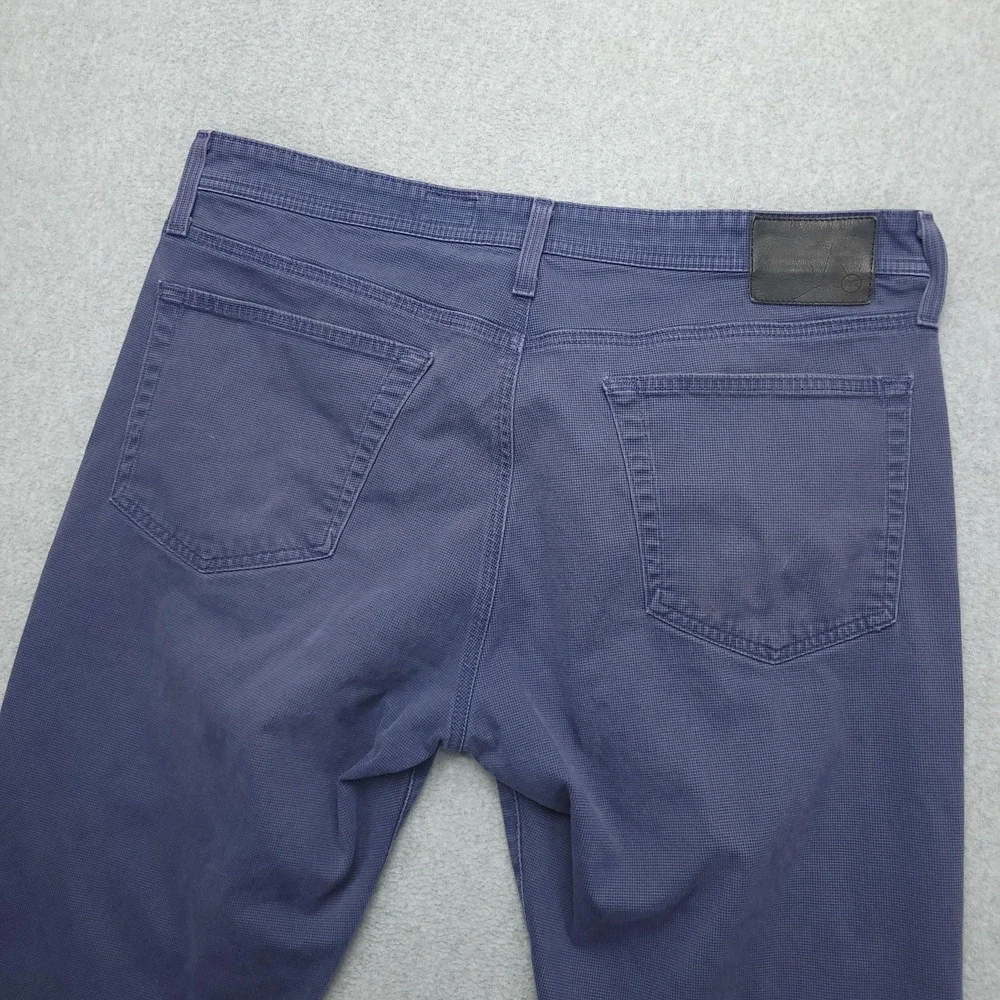 AG Adriano Goldschmied Everett Jeans Mens 36x32 Blue Slim Straight Stretch Denim